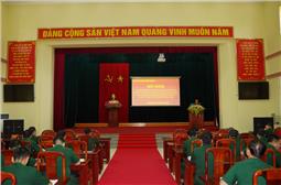 Đảng ủy Quân sự tỉnh Bắc Kạn: Tập huấn nghiệp vụ công tác bảo vệ nền tảng tư tưởng của Đảng, đấu tranh phản bác các quan điểm sai trái, thù địch